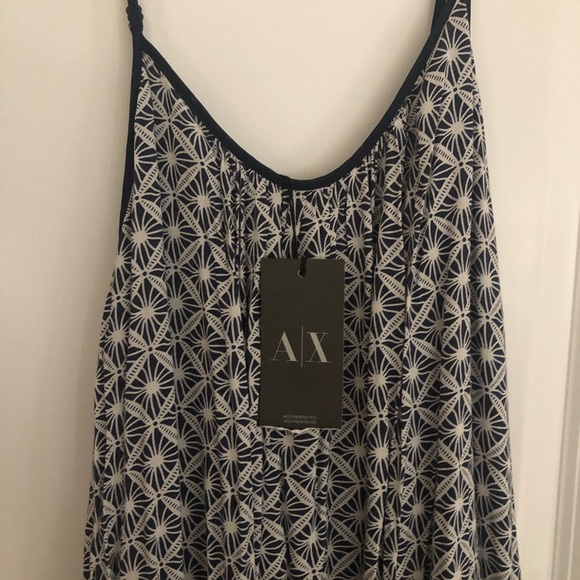 Armani Exchange navy and white maxi - Picture 3 of 4